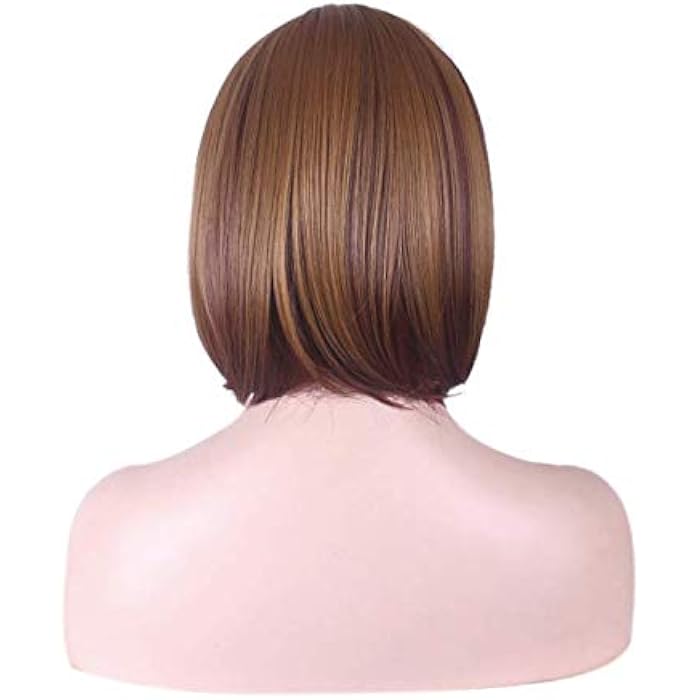 DILLARDS Female Long Hair Brown Yellow Highlights Bobo Hair Sets Wigs Japan And South Korea Wigs - Image 3